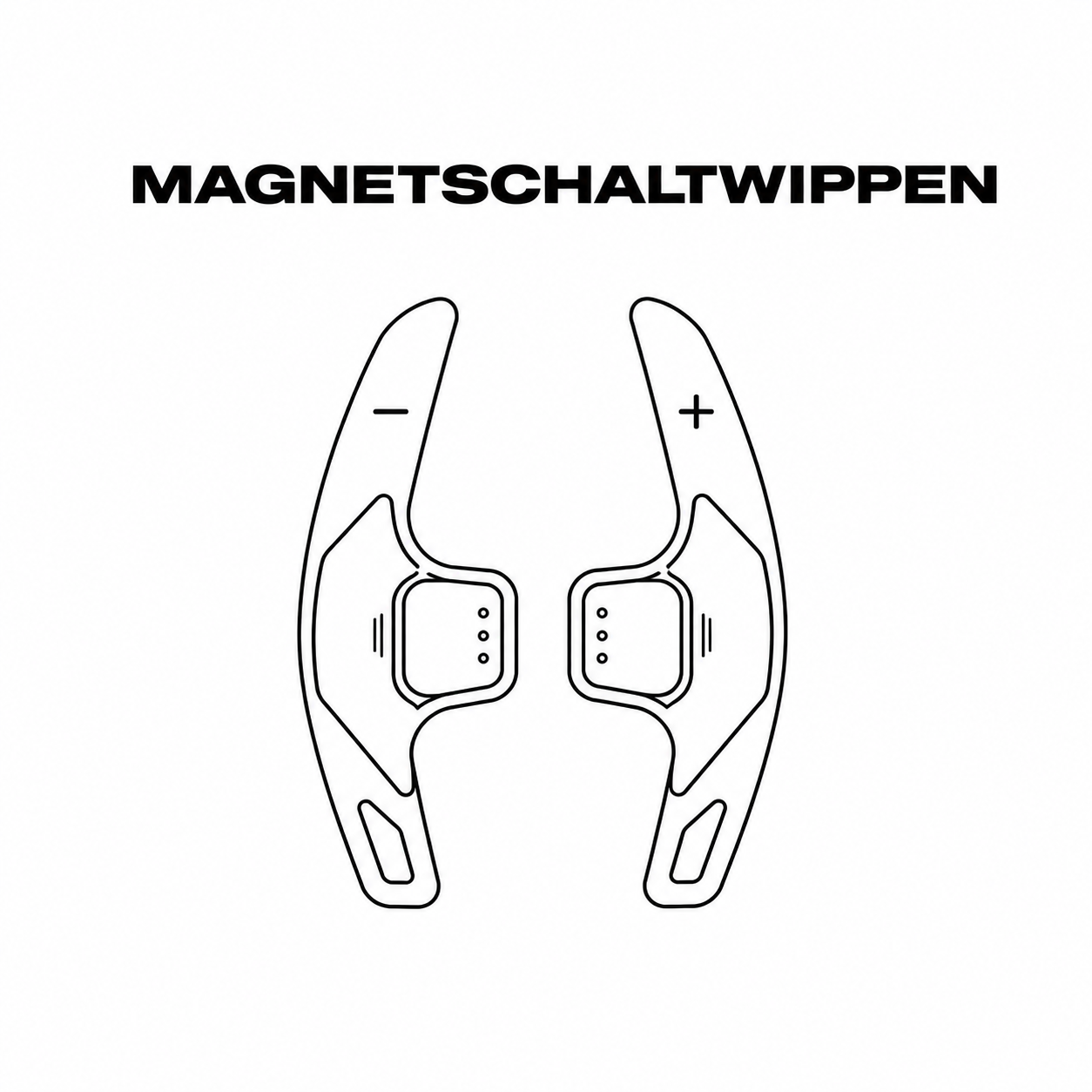 Magnetschaltwippen für VW, BMW & Audi – Carbon, Forged Carbon & Aluminium