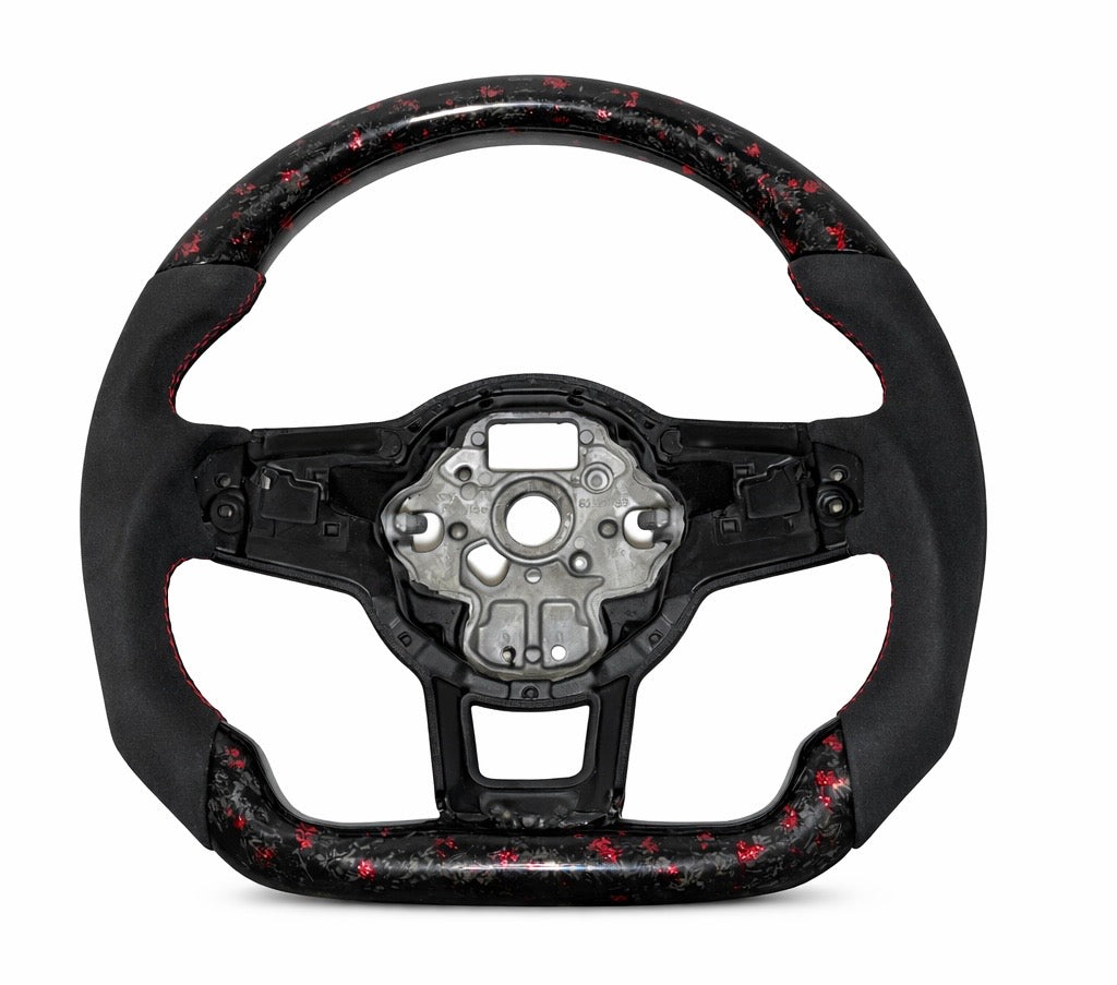 Carbon Alcantara Optik Lenkrad für VW Golf 7, 7.5 & Polo AW – GTI, GTD, R, R-Line