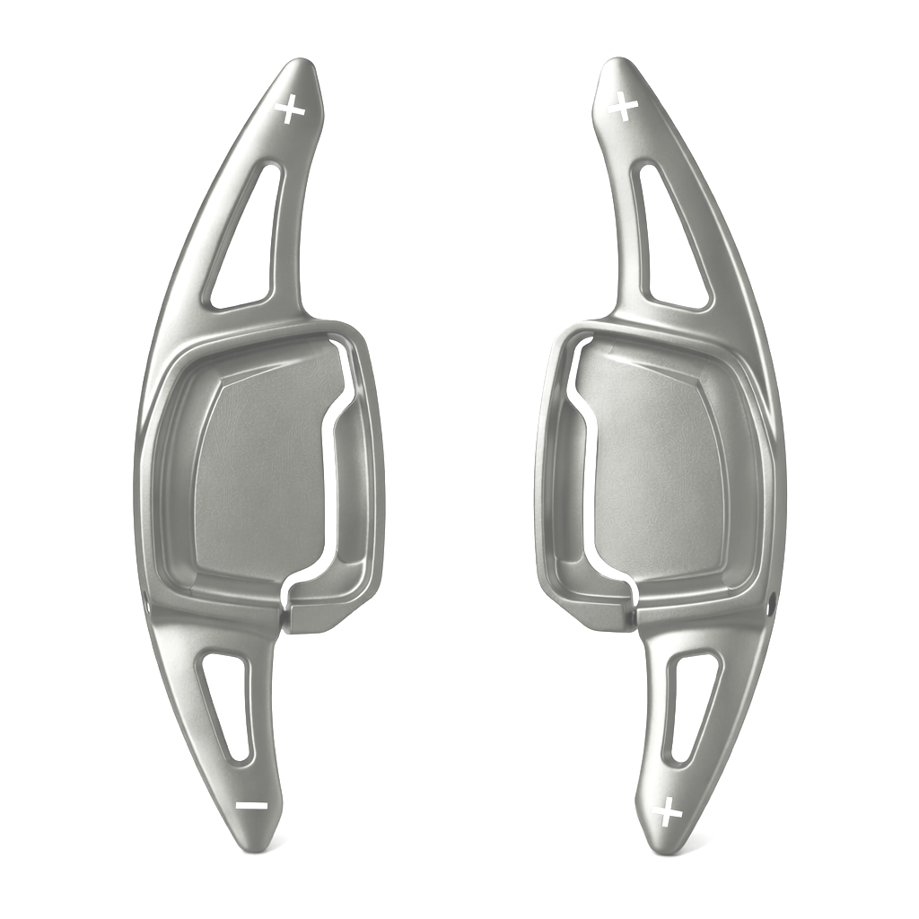 Audi Schaltwippen Aluminium – OEM-Form 6 | A3 8Y, A4 B9 & mehr