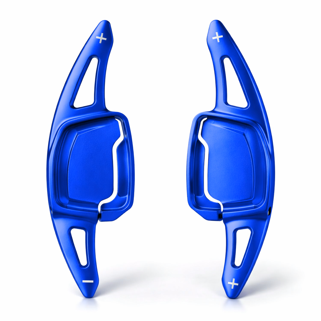 Audi Schaltwippen Aluminium – OEM-Form 6 | A3 8Y, A4 B9 & mehr