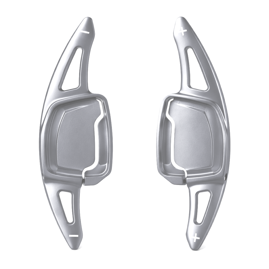 Audi Schaltwippen Aluminium – OEM-Form 6 | A3 8Y, A4 B9 & mehr