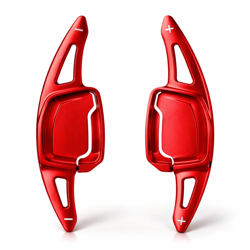Audi Schaltwippen Aluminium – OEM-Form 6 | A3 8Y, A4 B9 & mehr