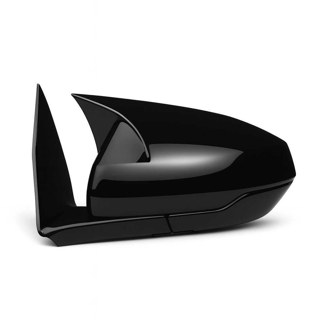 Sport Spiegelkappen für VW Polo 6 AW – Schwarz Hochglanz & Carbon Optik