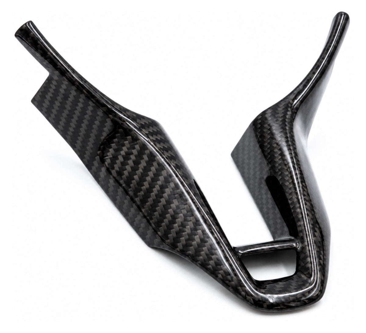 Hyundai i30 N und N Line Carbon Lenkradspange – schwarze Carbonblende mit Hochglanz-Finish