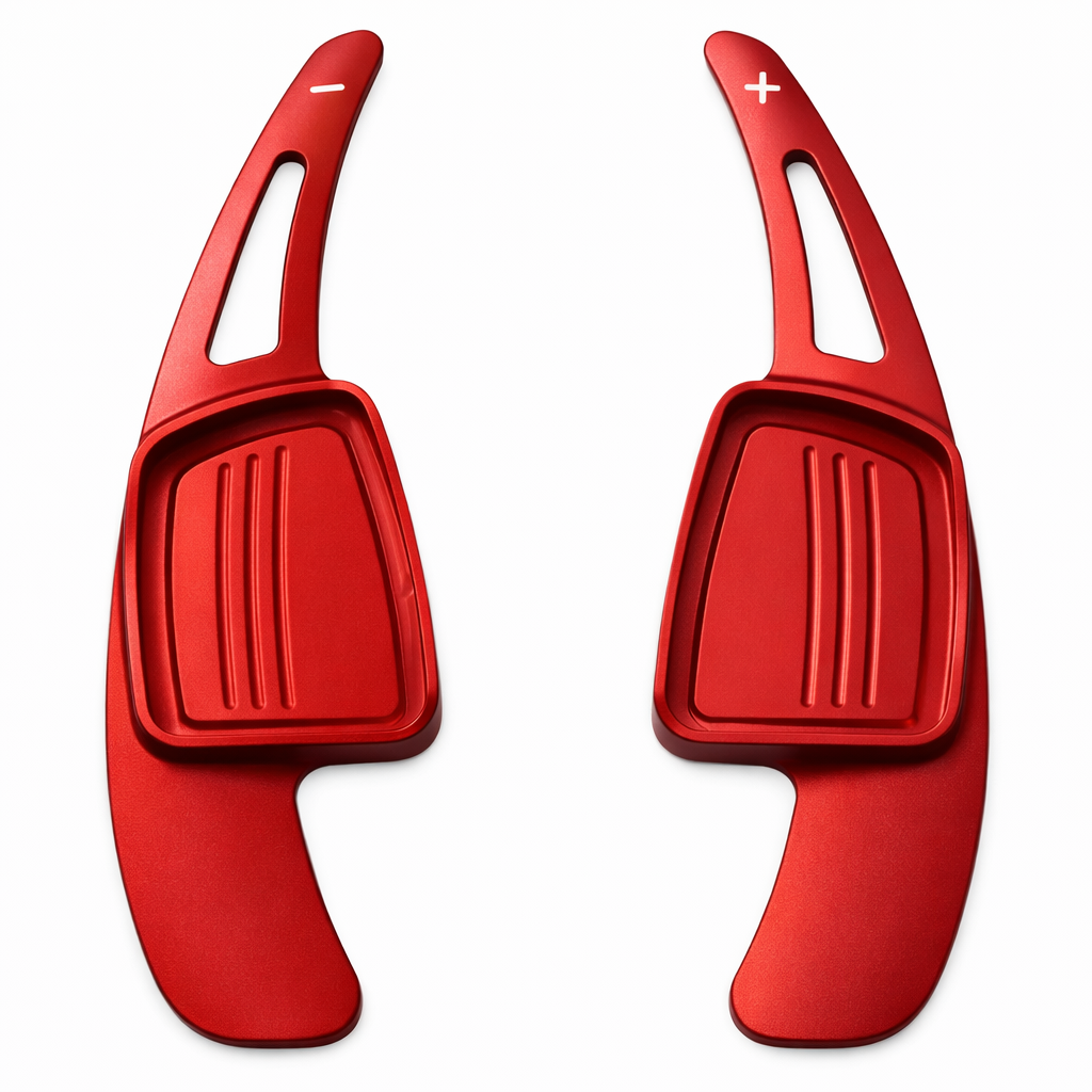 Audi Schaltwippen Aluminium – OEM-Form 3 | A3 (8V, 8Y), A4 B9 & mehr