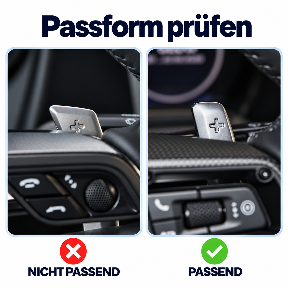Porsche GT Sport Schaltwippen Passform für 911 992, Macan und Panamera