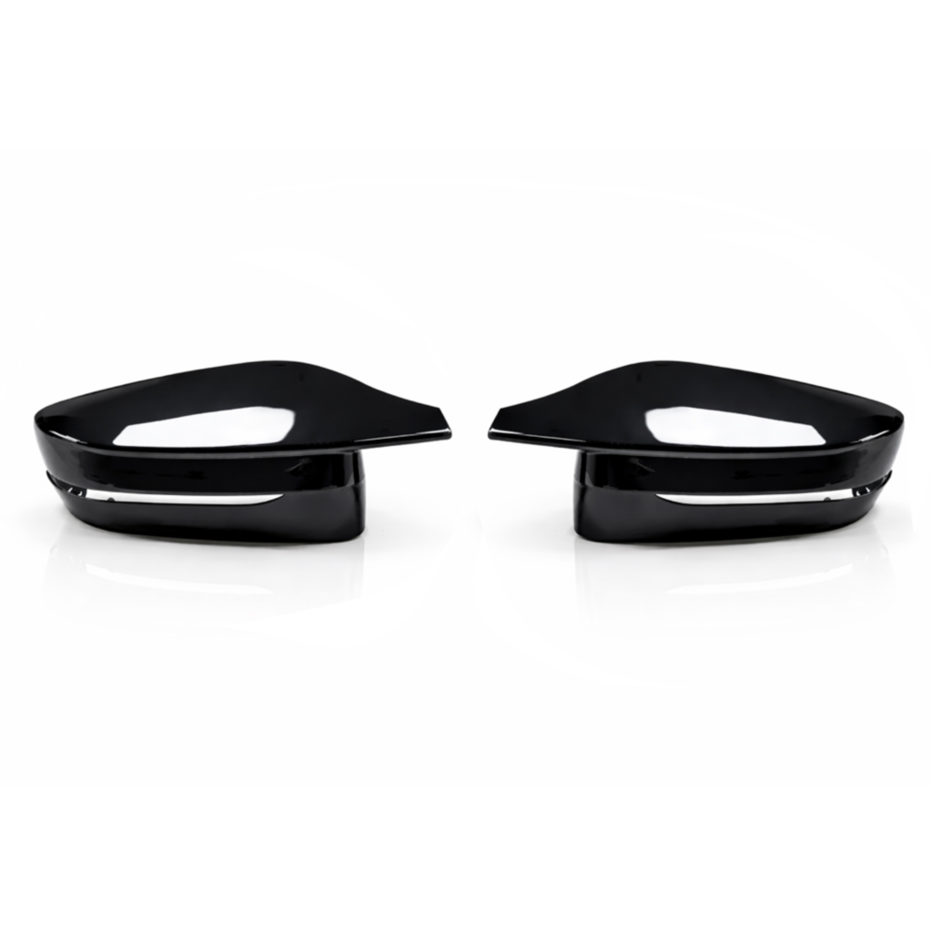 BMW G-Serie Spiegelkappen Schwarz Glanz Horn Design (G20 G21 G22 G30)