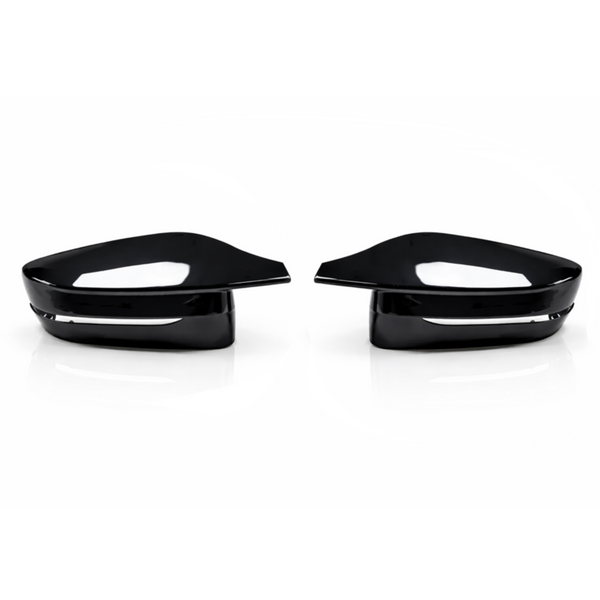 BMW G-Serie Spiegelkappen Schwarz Glanz Horn Design (G20 G21 G22 G30)