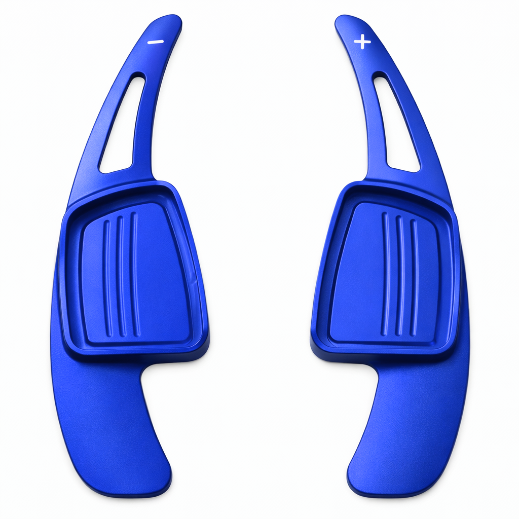 Audi Schaltwippen Aluminium – OEM-Form 3 | A3 (8V, 8Y), A4 B9 & mehr