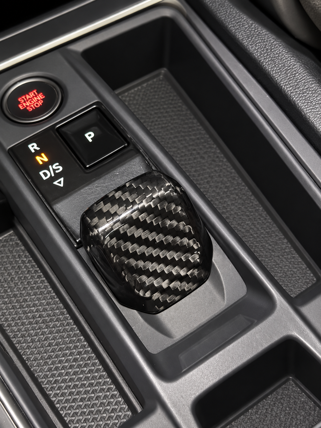 DSG Schaltknauf Abdeckung Echtcarbon – Cupra Formentor, Cupra Leon & Seat Leon (2020–2025)