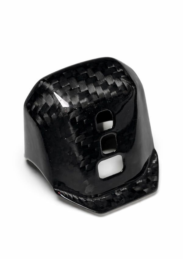 Carbon / Wildleder Optik DSG Wahlhebel Abdeckung für VW Golf 8