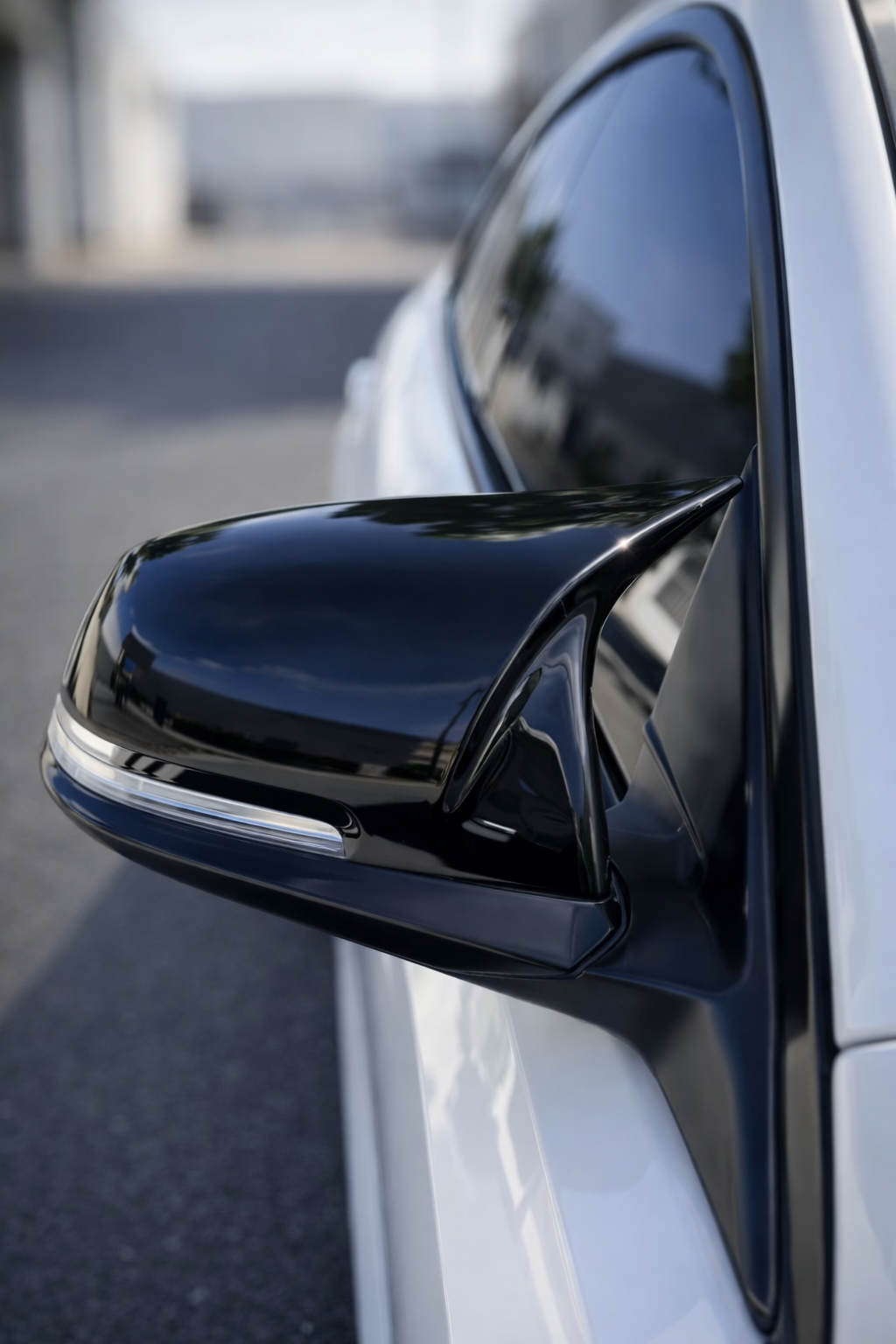 BMW F-Serie Spiegelkappen Schwarz Horn Design (F20 F30 F32 F87)