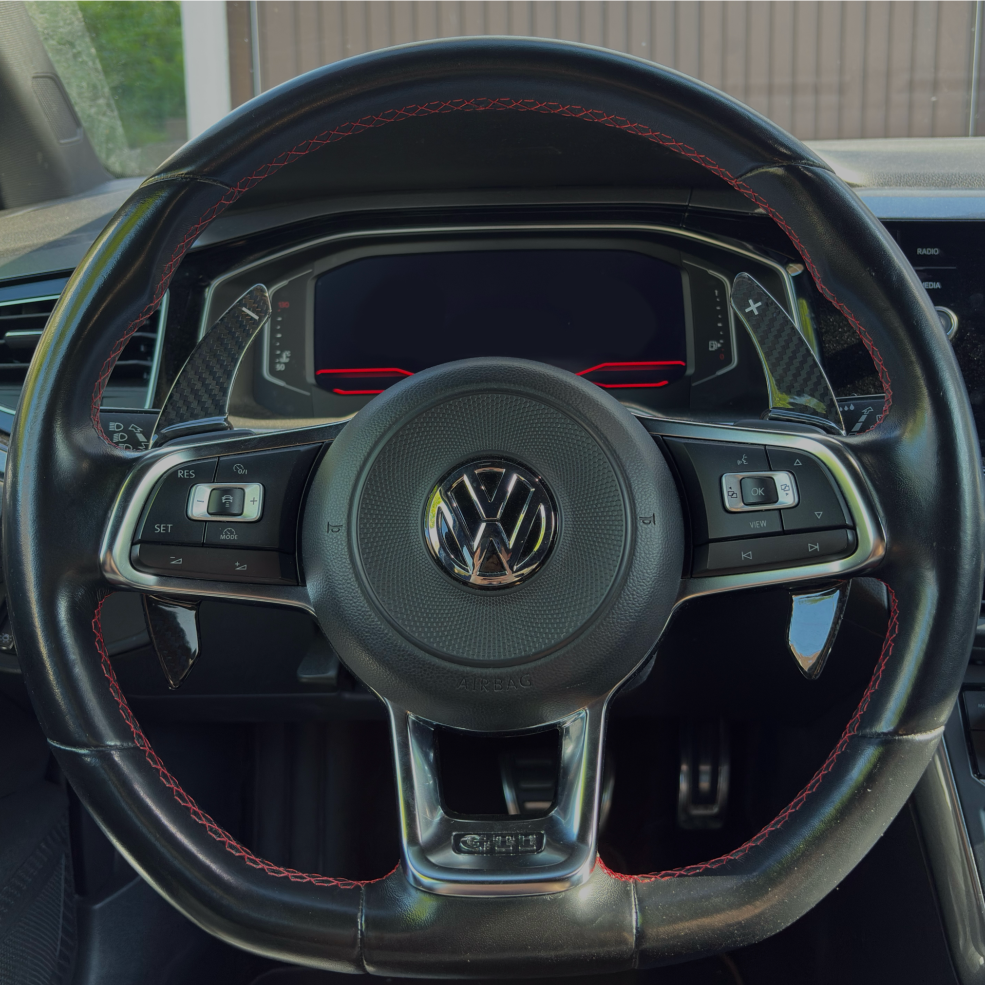 Golf 7 Schaltwippen - Aluminium & Carbon