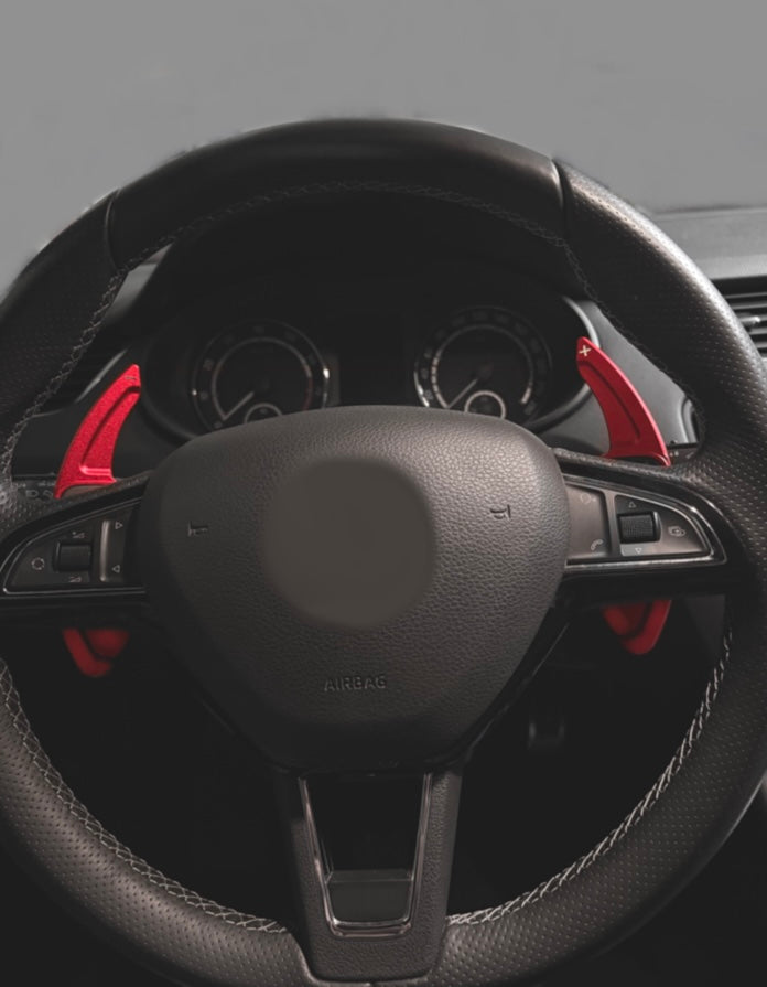 Aluminium Schaltwippen für Skoda Octavia 3 5E