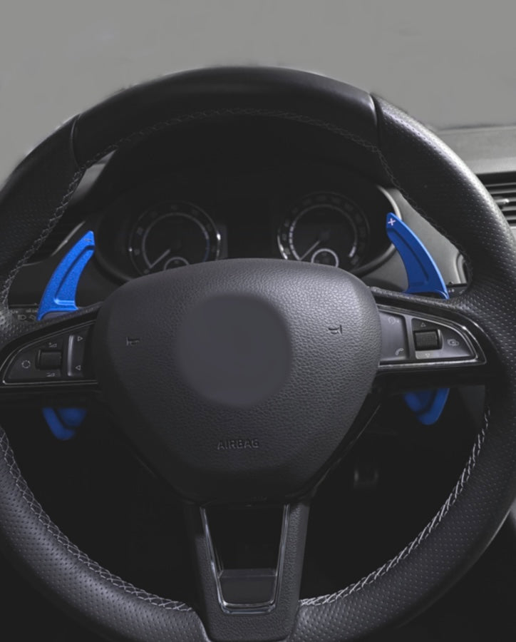 Aluminium Schaltwippen für Skoda Octavia 3 5E