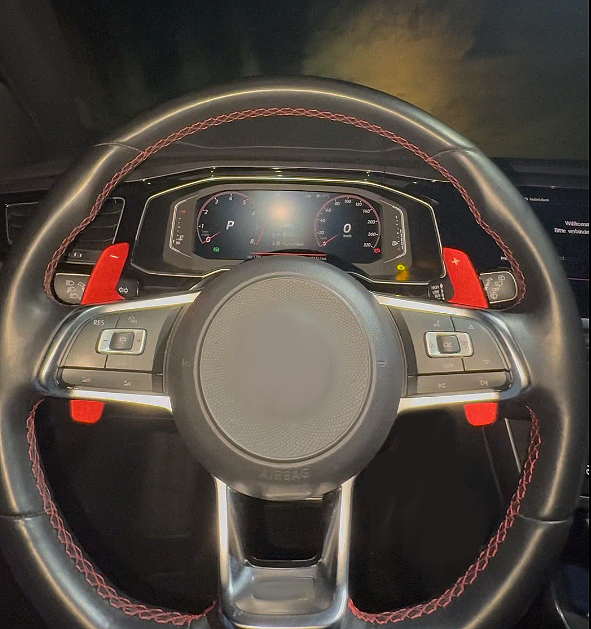 Aluminium Schaltwippen für VW Golf 7, 7.5 & Polo AW – GTI, GTD, R, R-Line