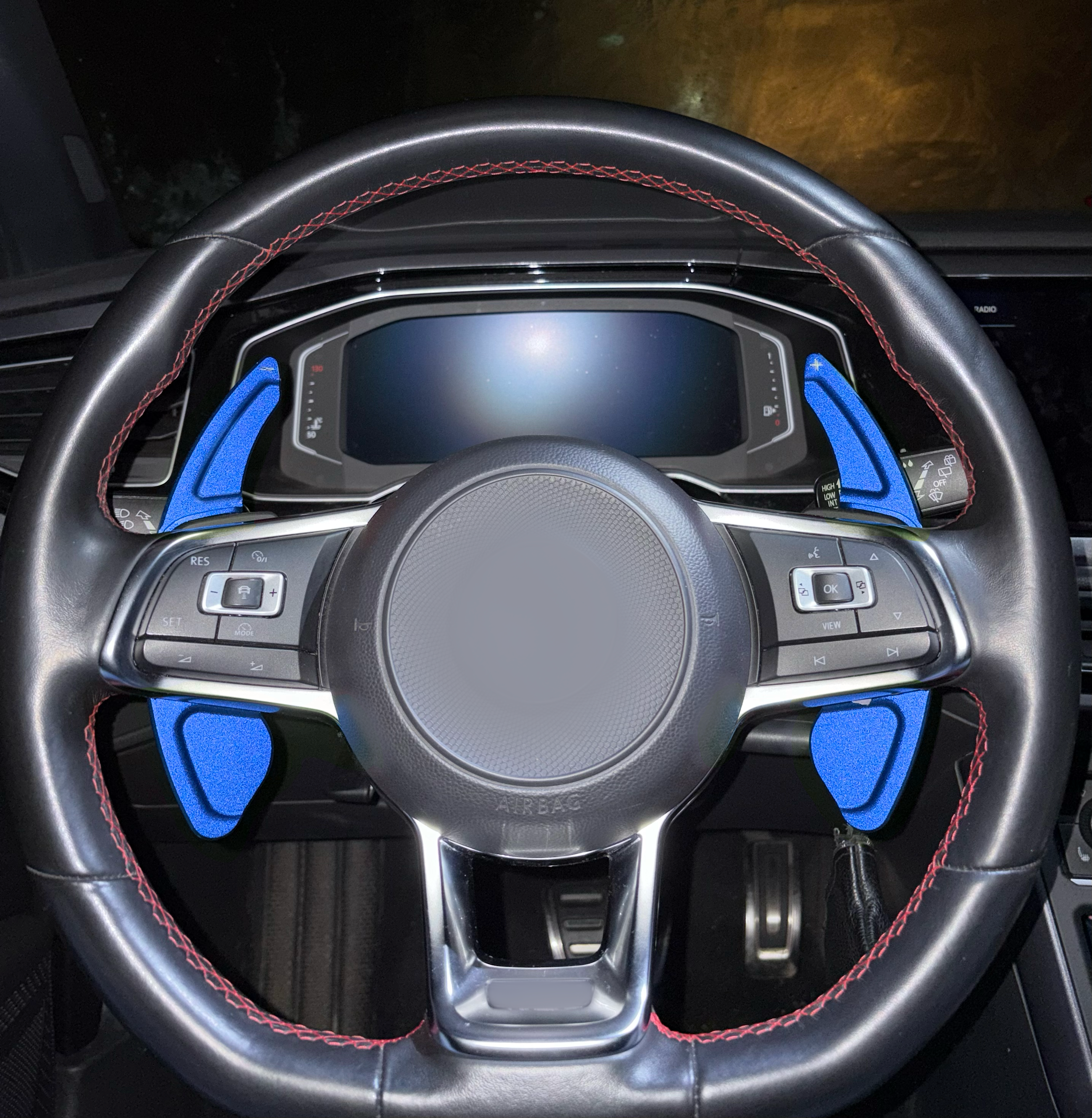 Aluminium Schaltwippen für VW Golf 7, 7.5 & Polo AW – GTI, GTD, R, R-Line