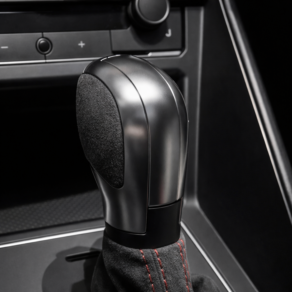 DSG Alcantara Optik Schaltknauf Abdeckung für VW Golf 7, 7.5 & Polo 6 AW, GTI, R-Line, R, GTD, GTE