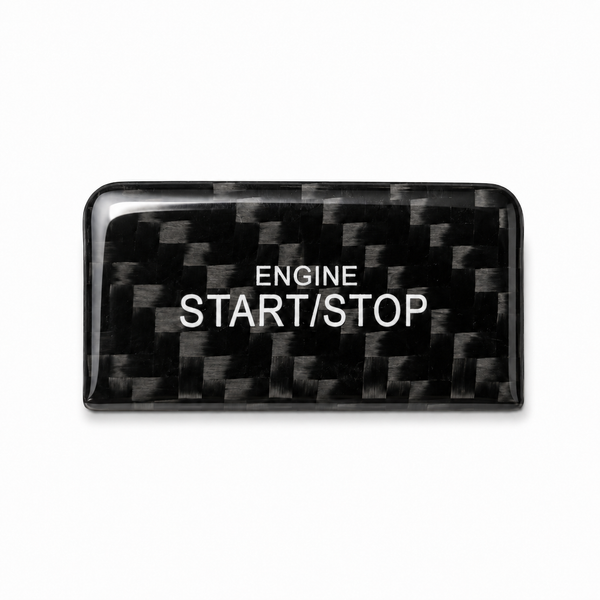 VW Golf 8 Start / Stopp Abdeckung Carbon