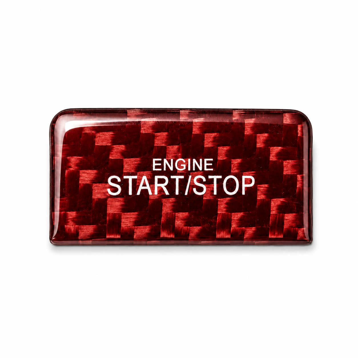 VW Golf 8 Start / Stopp Abdeckung Carbon