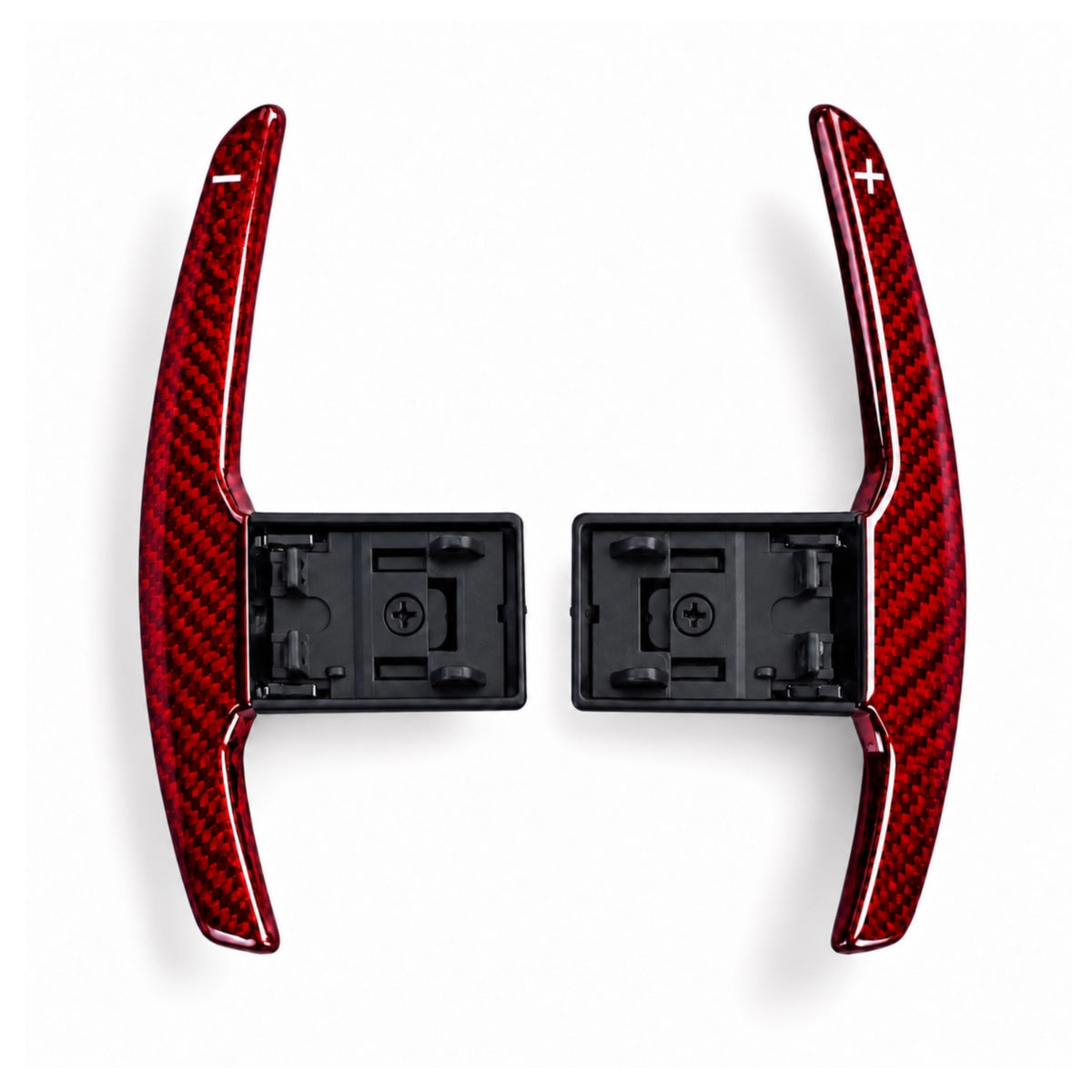 BMW F30 F31 M3 F80 Carbon Racing Schaltwippen Rot Glossy