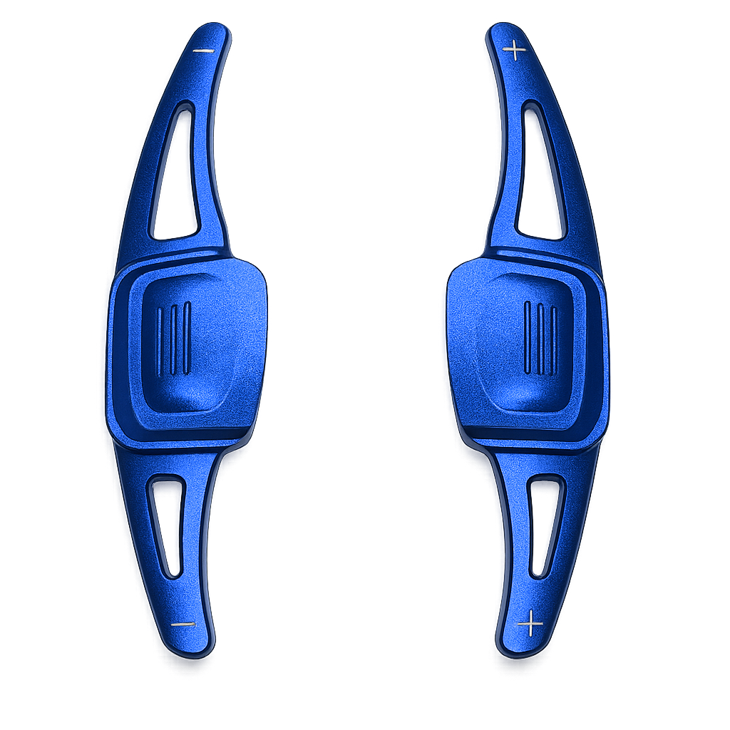 VW Arteon Schaltwippen – Aluminium Racing, Blau – Standardwippenform