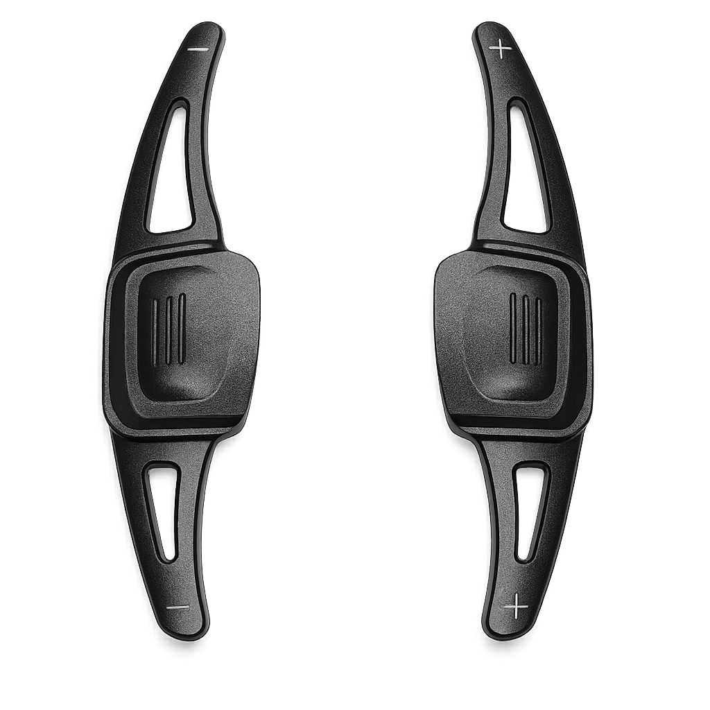VW Arteon Schaltwippen – Aluminium Racing, Schwarz – Standardwippenform