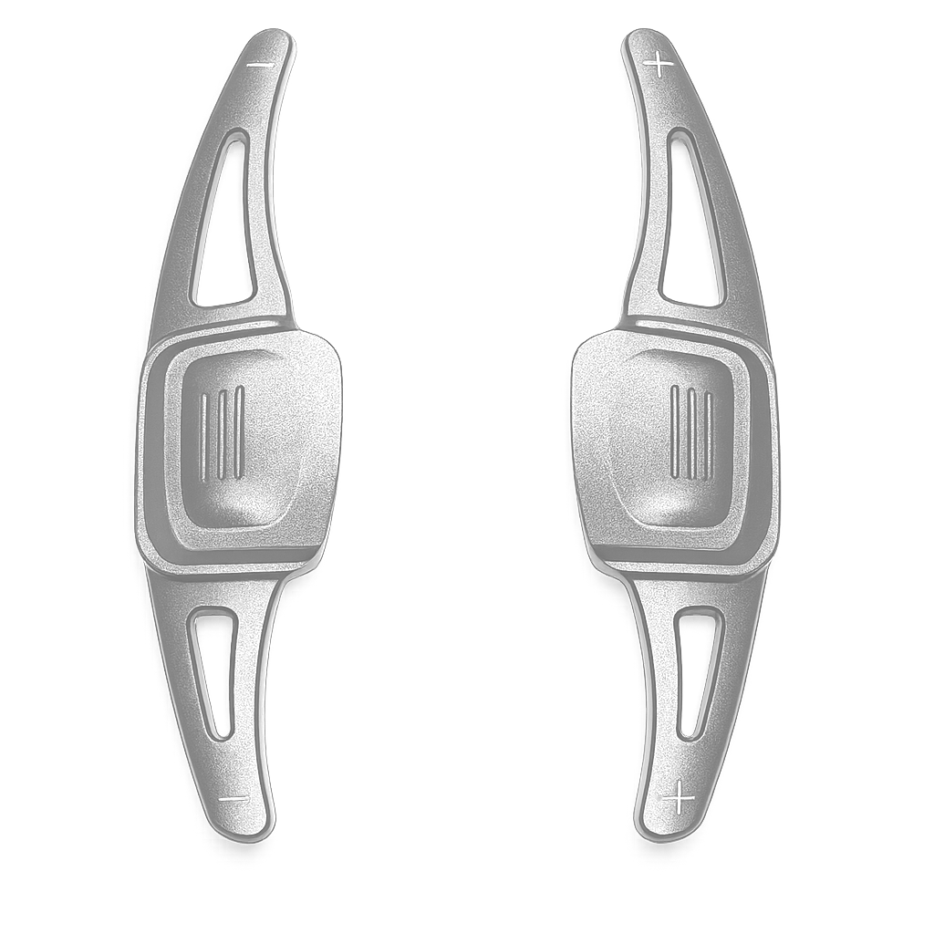 VW Arteon Schaltwippen – Aluminium Racing, Silber – Standardwippenform